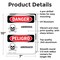 Signmission Ammonia - Amoniaco Danger Sign, Aluminum, 7in W x 10in L, 2PK OS-2PACK-DS-A-710-VS-1992 - alternate 5